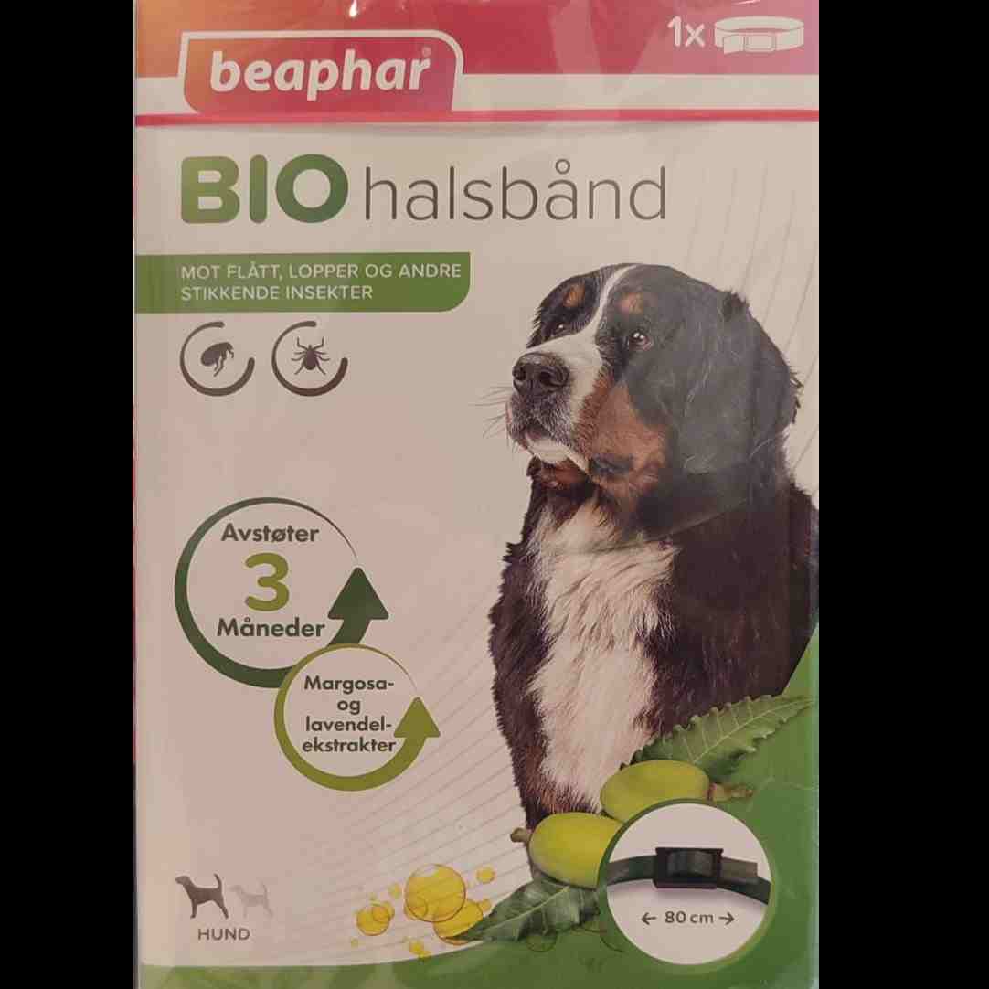 قلاده ضد کک و کنه 80 سانت - bio halsband dog 80 cm