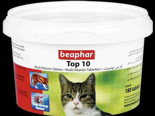 قرص مولتی ویتامین گربه 180 عددی - Top 10 Cat 180 tab