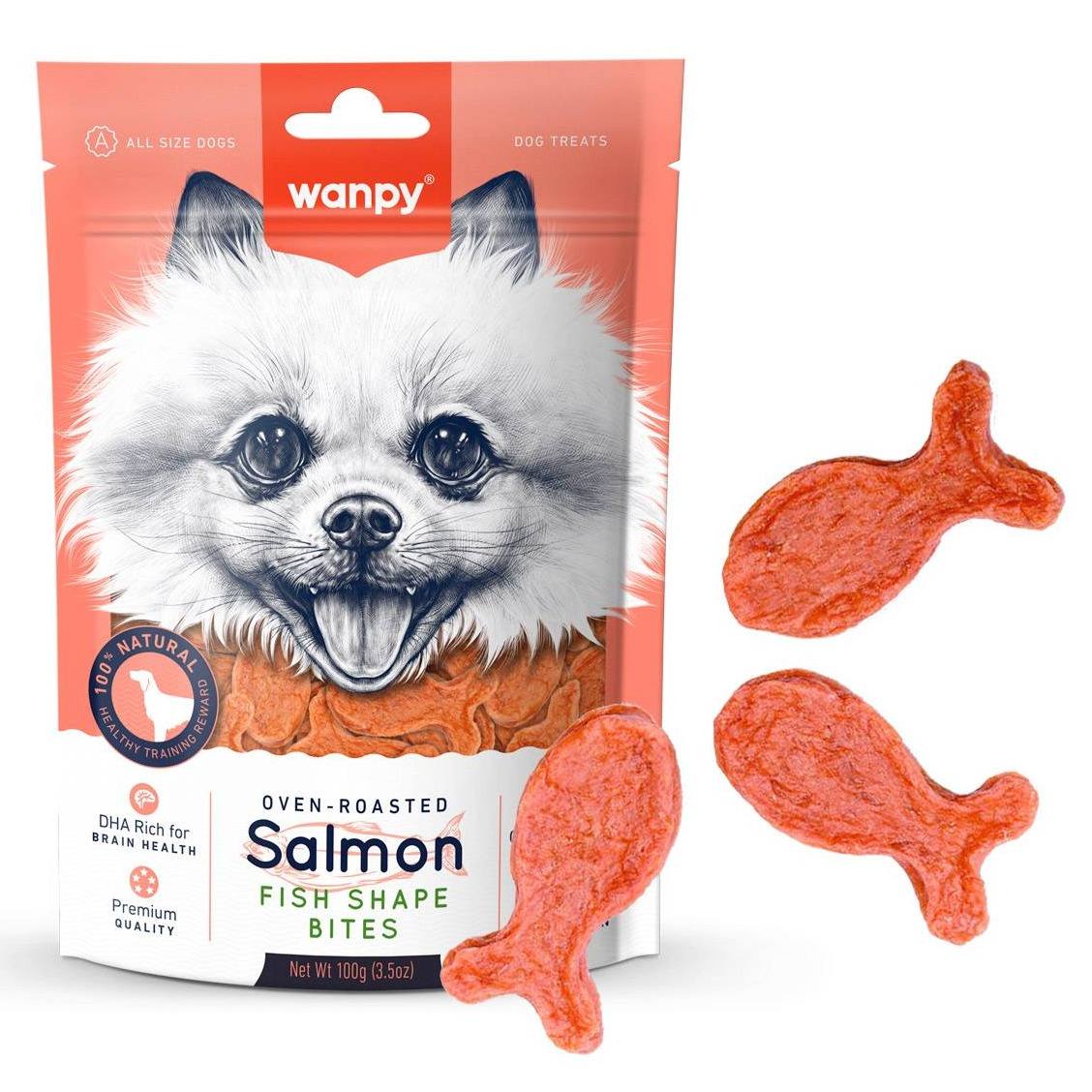 تشویقی ونپی ماهی سالمون - Salmon Fish Shape Bites