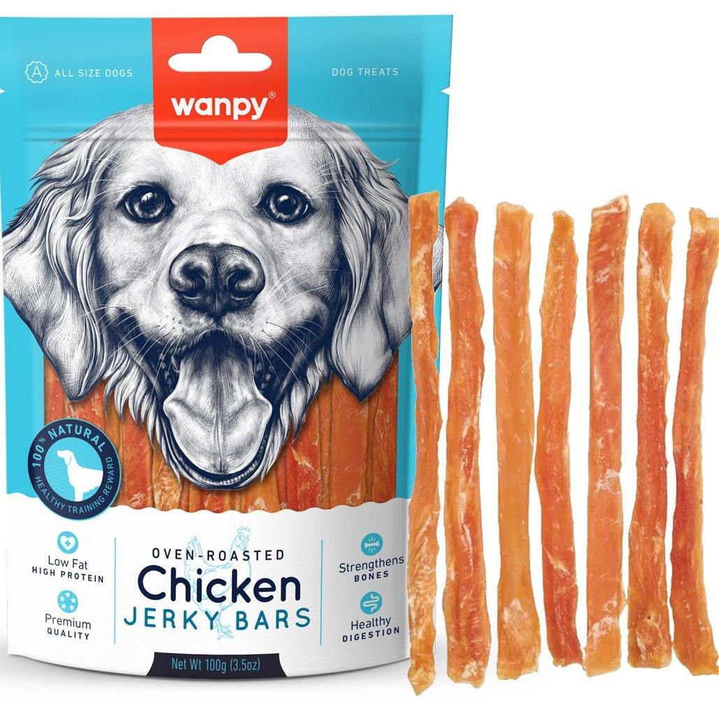 ميله اي مرغ رست شده - Chicken Jerky Bars