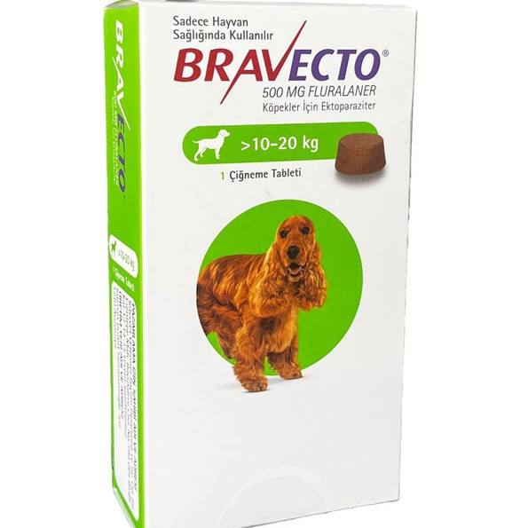 BRAVecto Green دوز500mg براي وزن 10 تا 20 کيلو