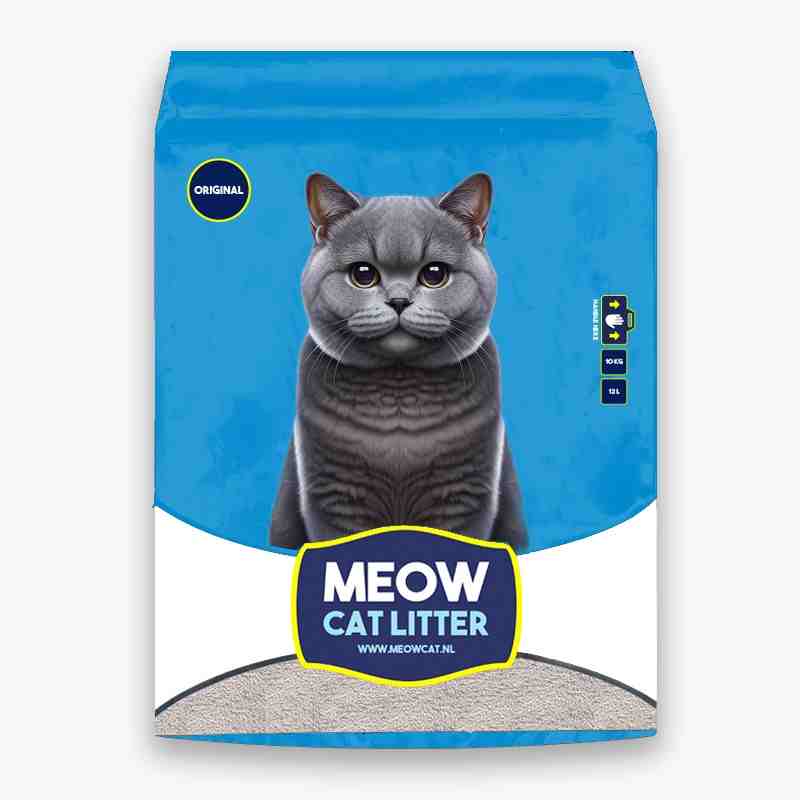 خاک گربه گرانول سوپرکلامپ ساده 10 کیلویی 12L