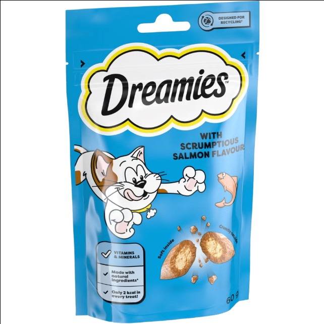 تشویقی دریمیز ماهی Dreamies Salmon