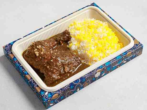 چلو خورشت فسنجان با مرغ