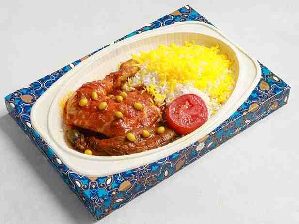 چلو خورشت غوره بادمجان