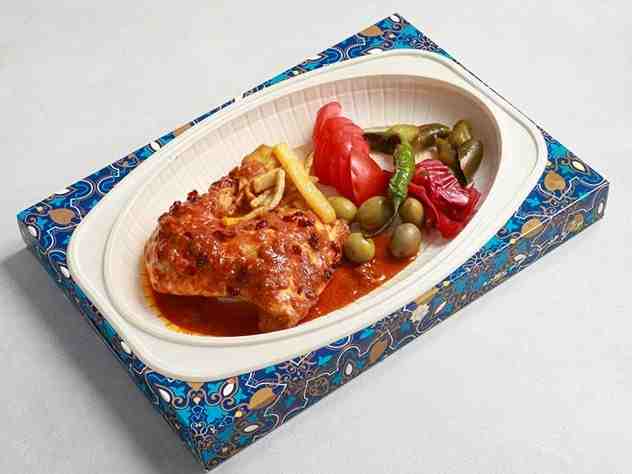 خوراک مرغ با دورچین