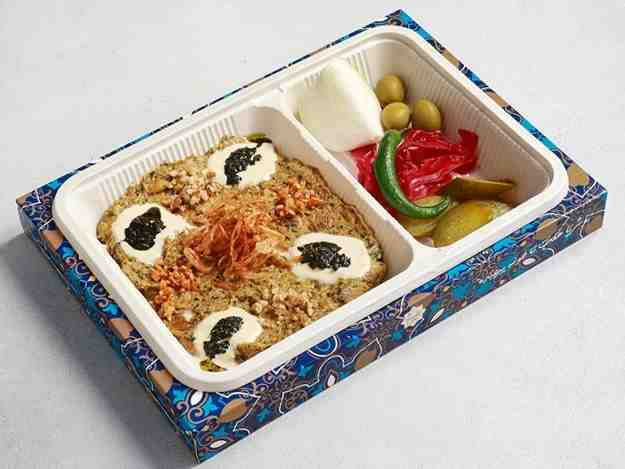 کشک بادمجان با دورچین