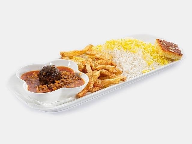 چلو خورشت قیمه