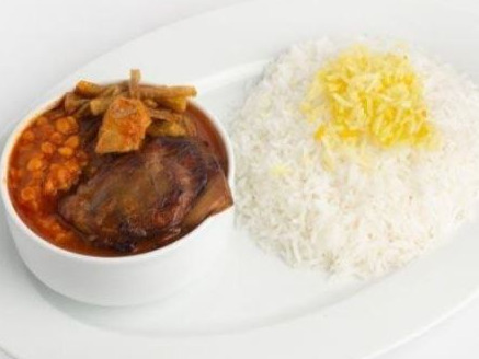 چلو قیمه بادمجان