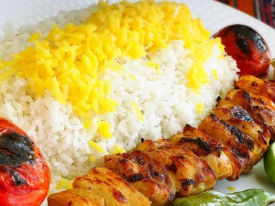 چلو جوجه زعفرانی