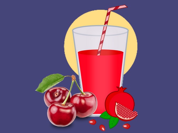 آب انار آلبالو