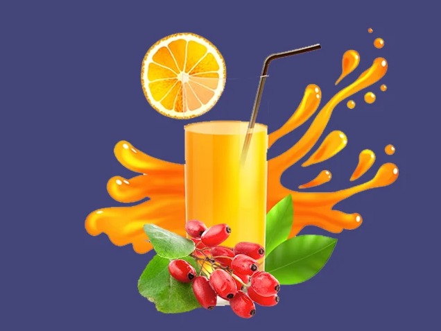 آب پرتقال زرشک