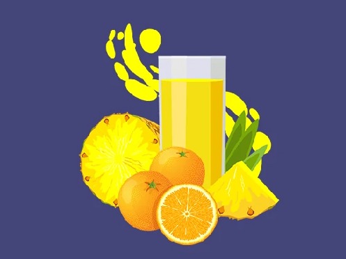 آب آناناس پرتقال