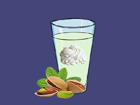 شیر پسته خامه