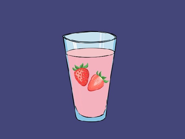 شیر توت فرنگی مخصوص