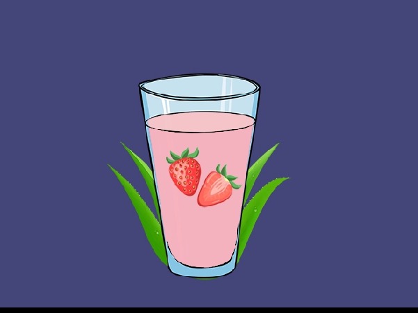 آب توت فرنگی آلوورا