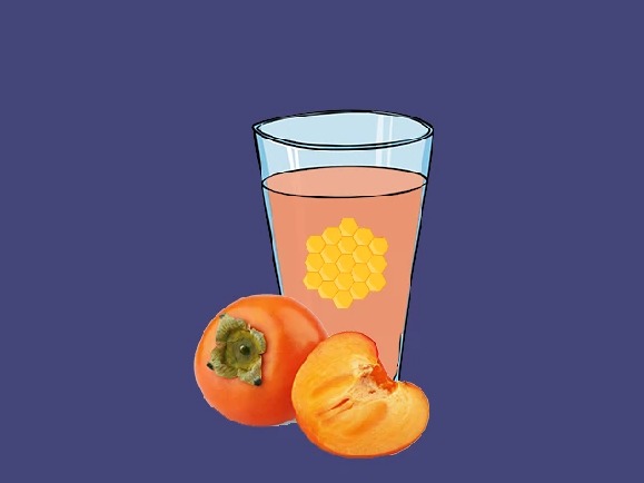 شیر خرمالو عسل