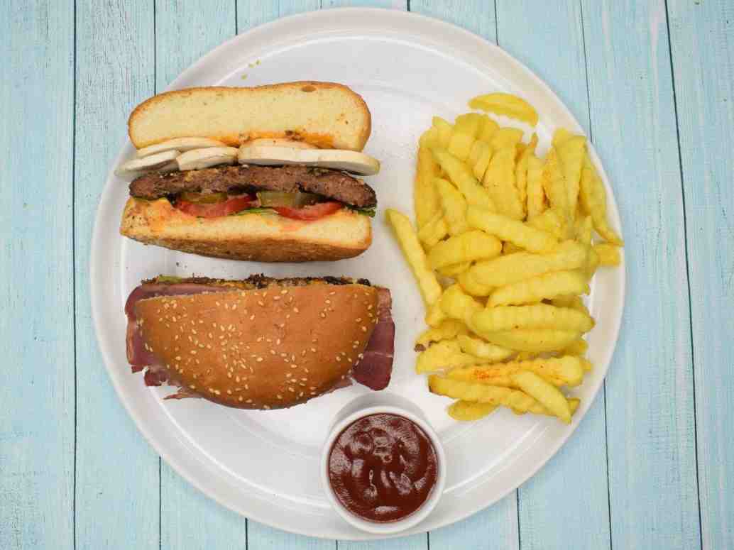 ماشروم چیز برگر