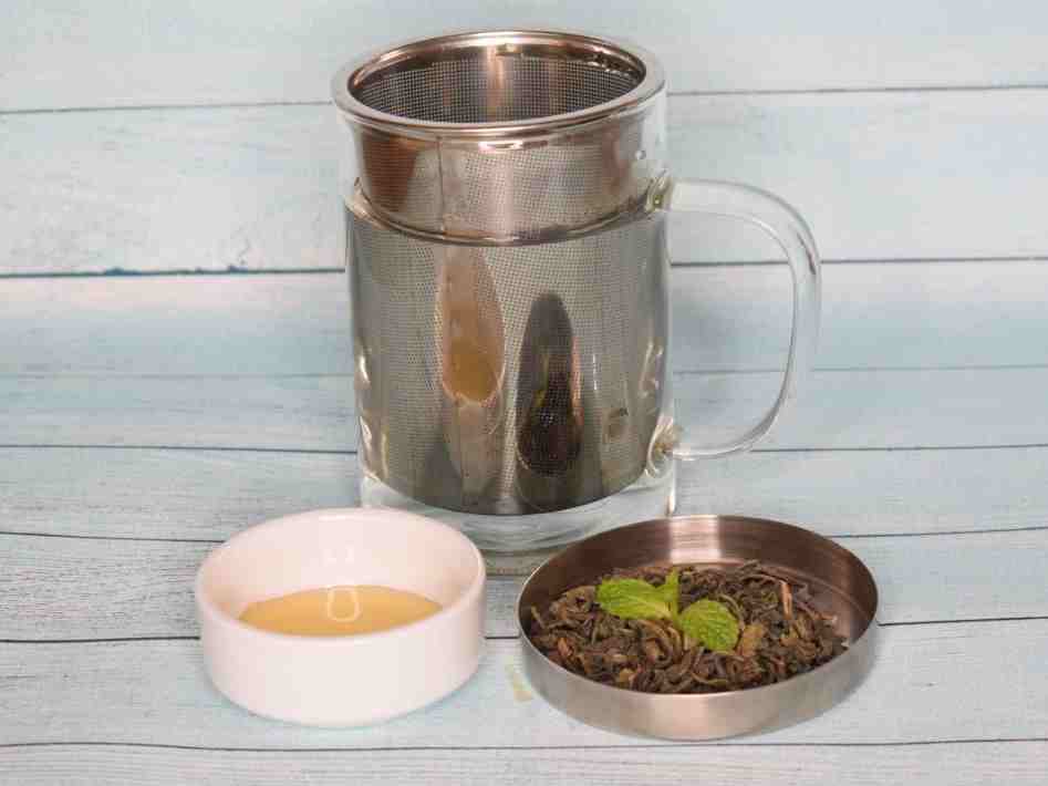 چای مراکش(نعناع + چای سبز)