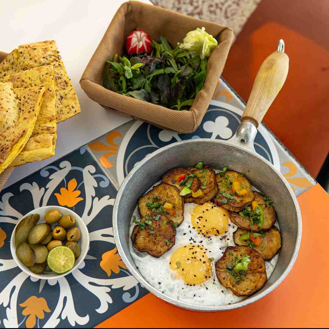 نیمرو بادمجون
