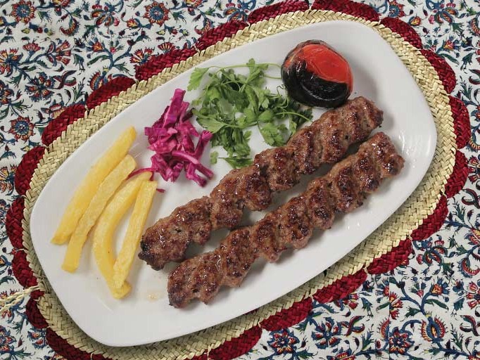 چلو کباب کوبیده