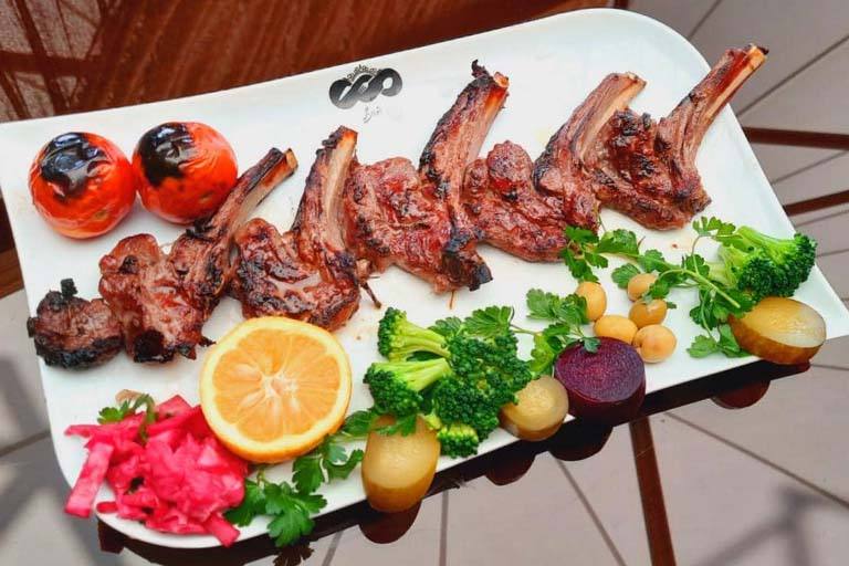 کباب شیشلیک با استخوان