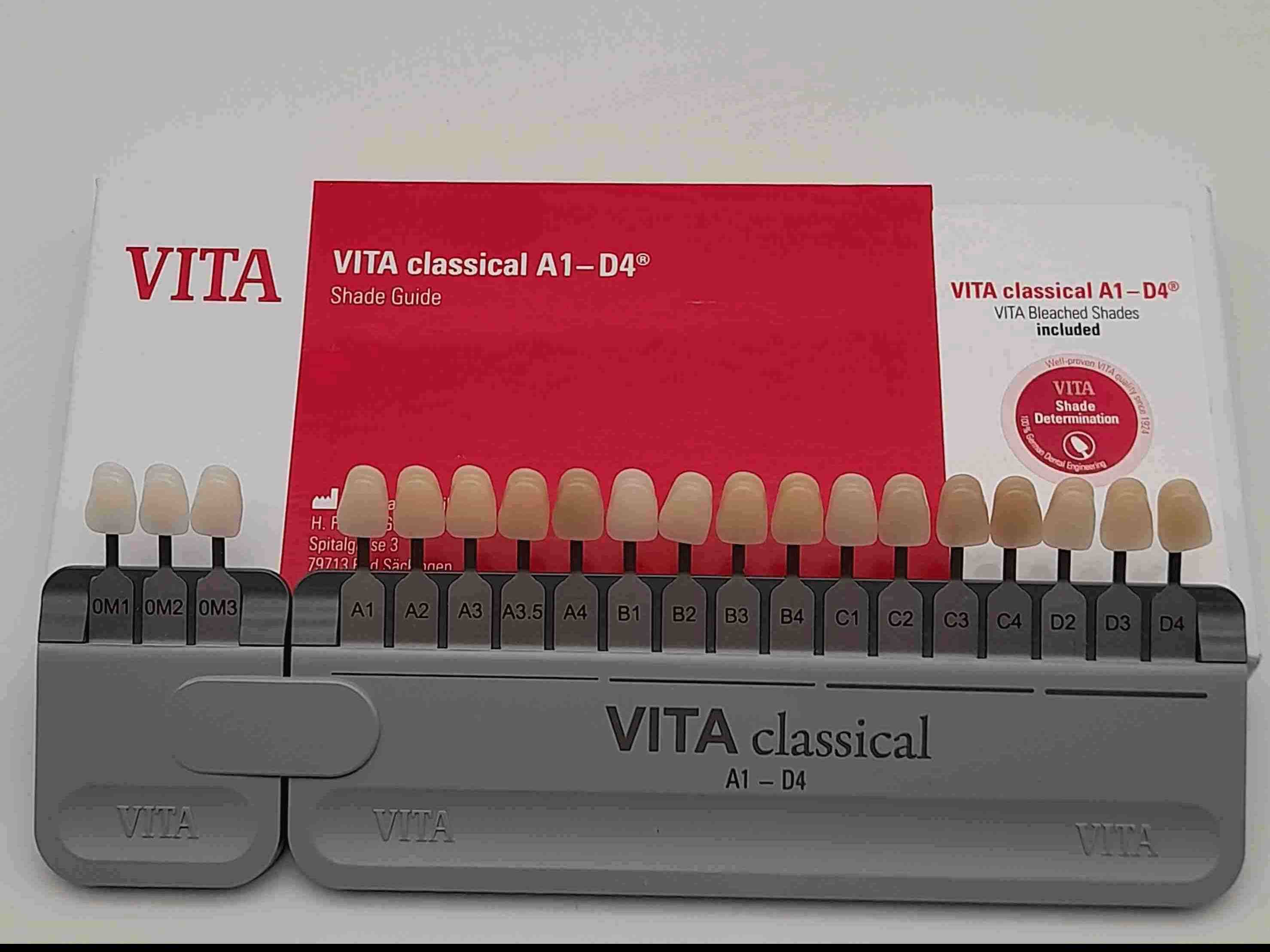 نمونه رنگ VITA CLASSICAL