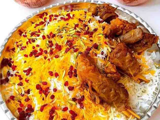 چلو گوشت فلفلی