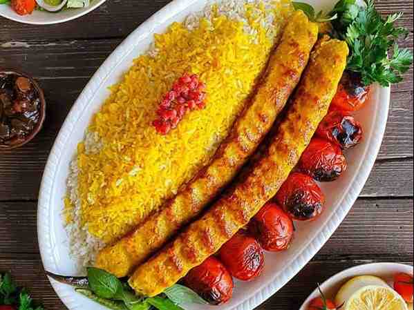 چلو کوبیده مرغ