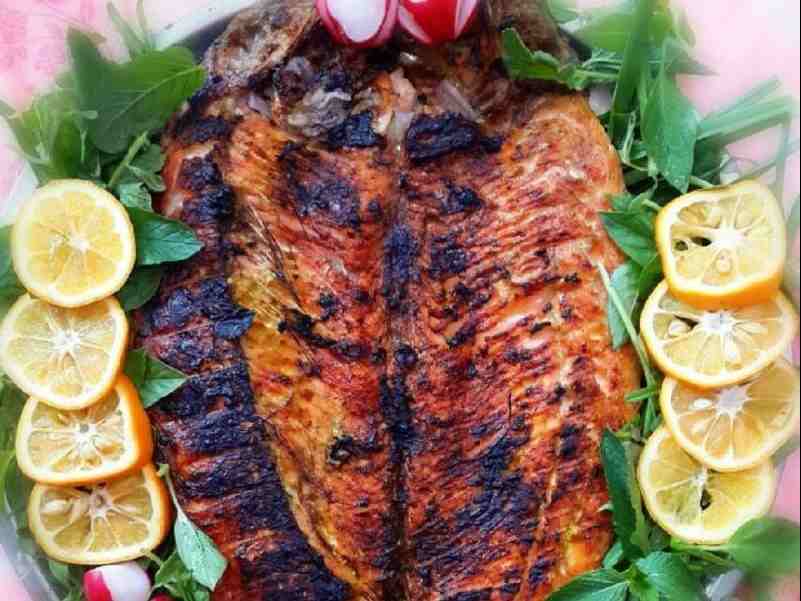خوراک ماهی کباب