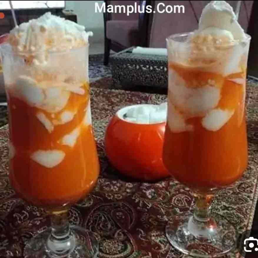 آب هویج بستنی