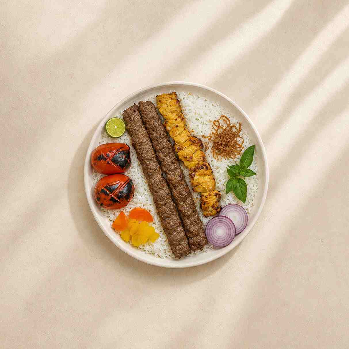 چلو کباب میکس