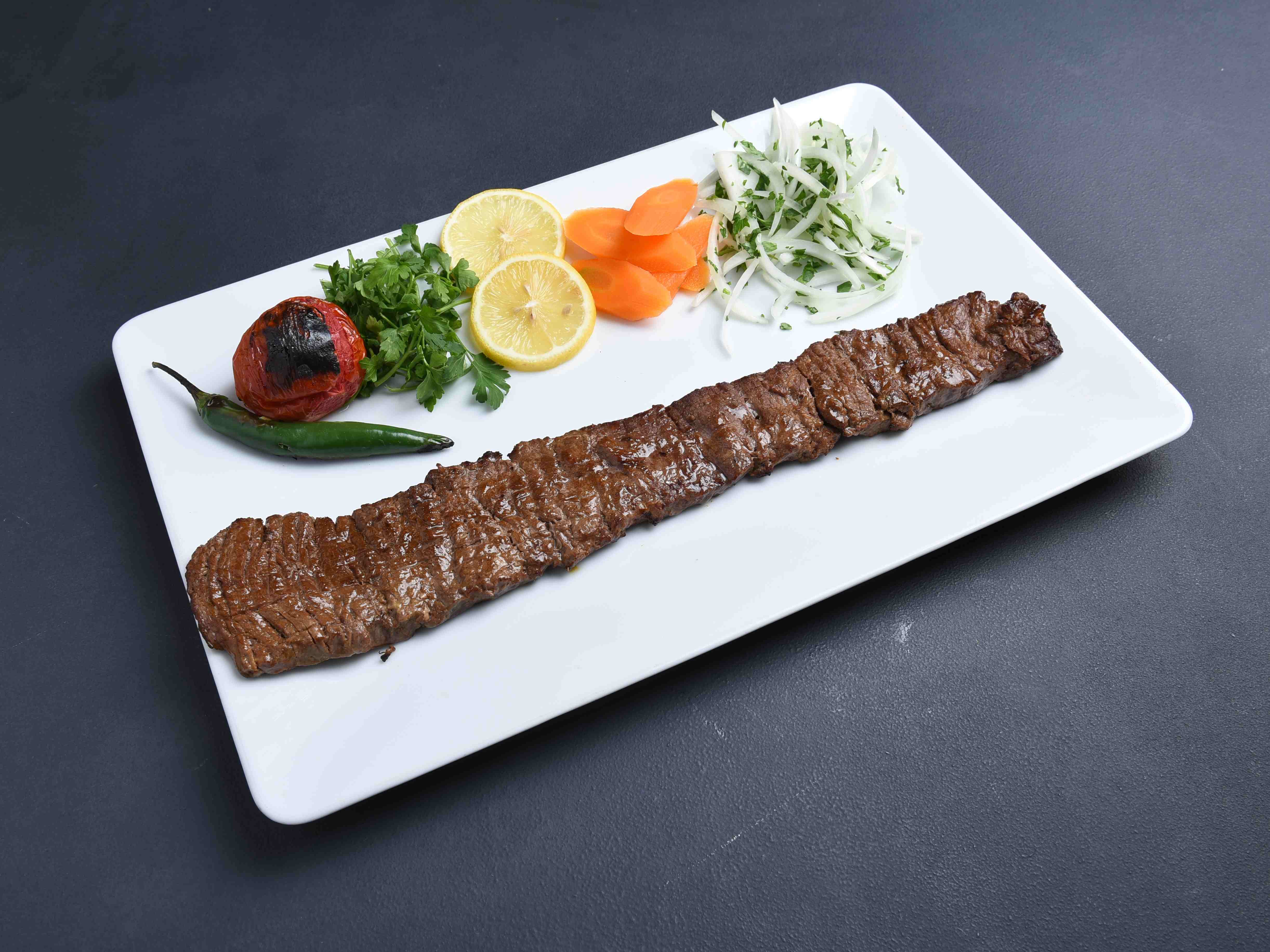 خوراک کباب برگ گوساله