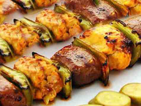 خوراک کباب قفقازی