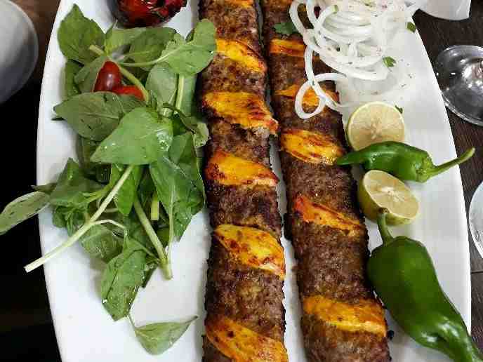 خوراک کباب نگینی