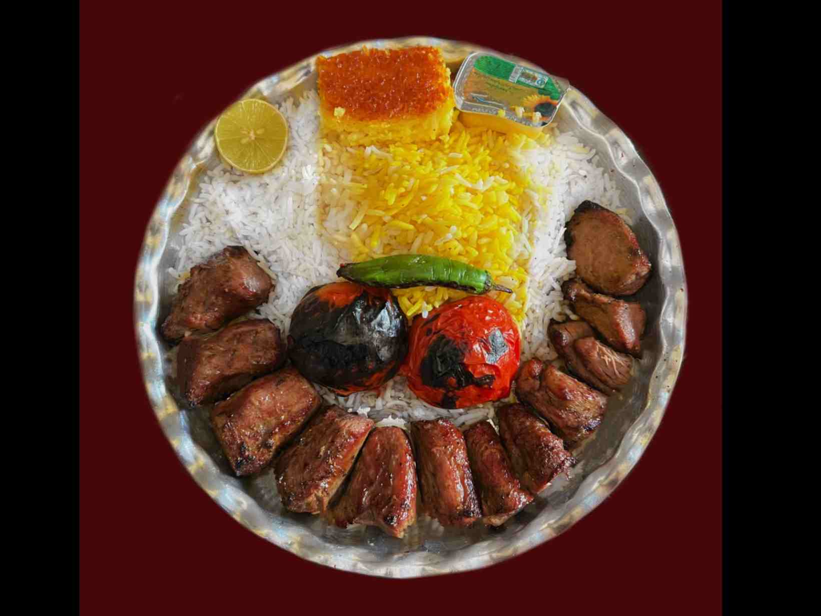 چلو فیله کباب گوسفندی