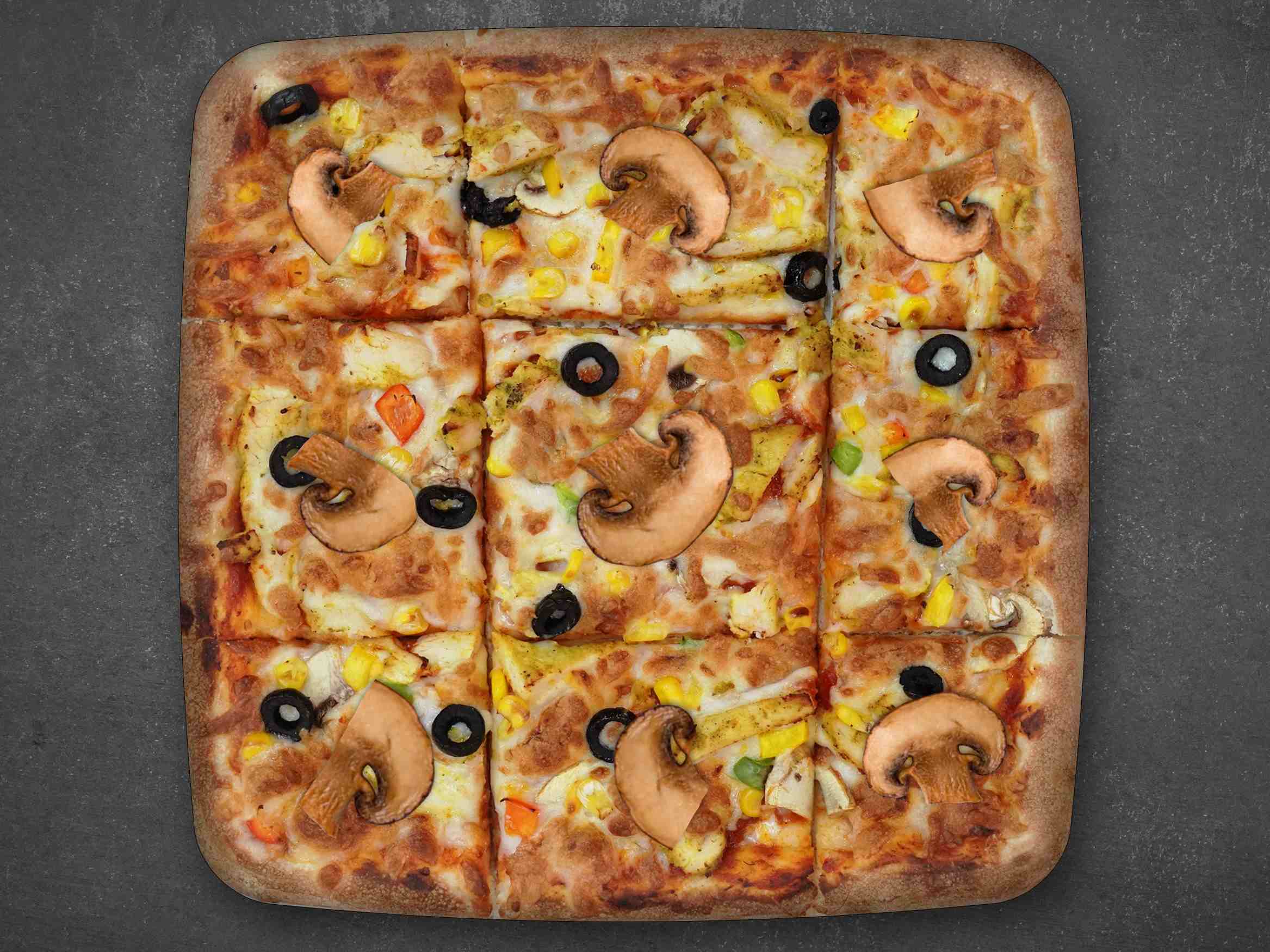 مرغ و قارچ