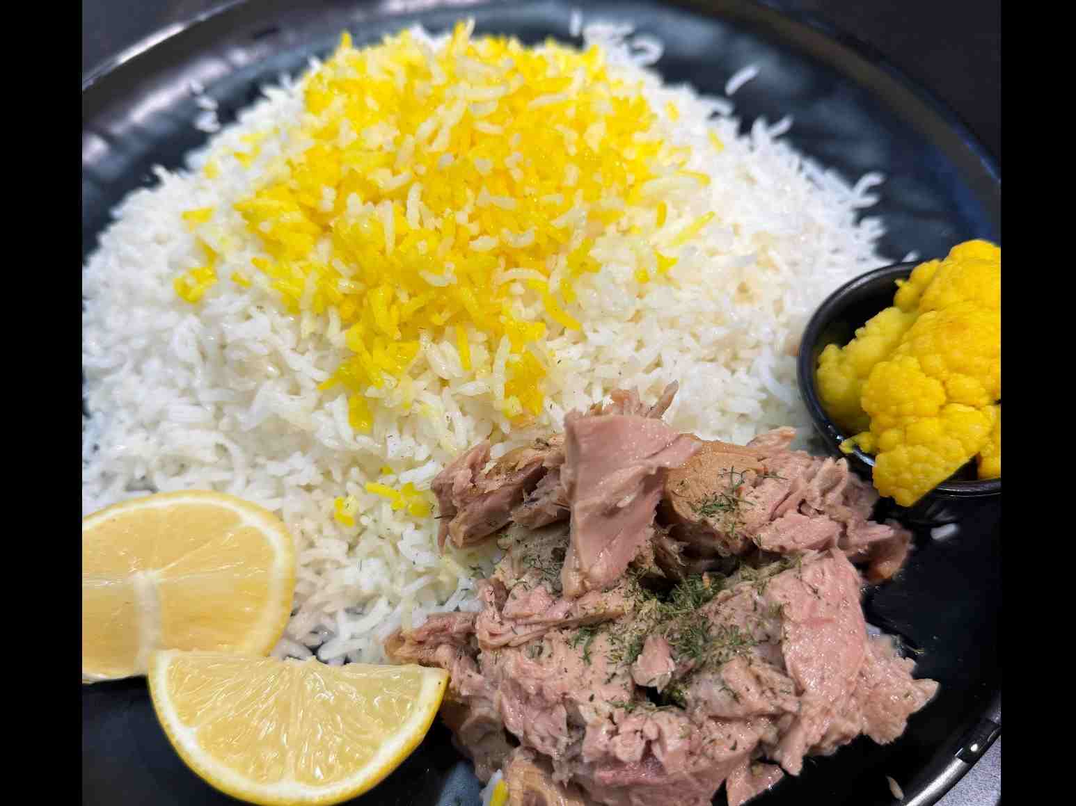 پرس تن ماهی بدون برنج