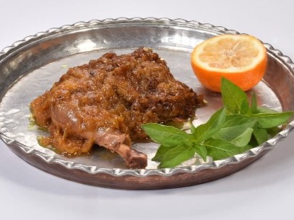 خوراک مرغ سرخ شده