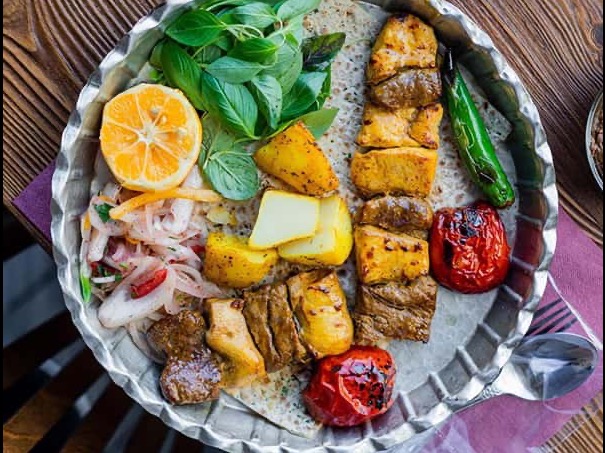 خوراک کباب بختیاری گوسفندی