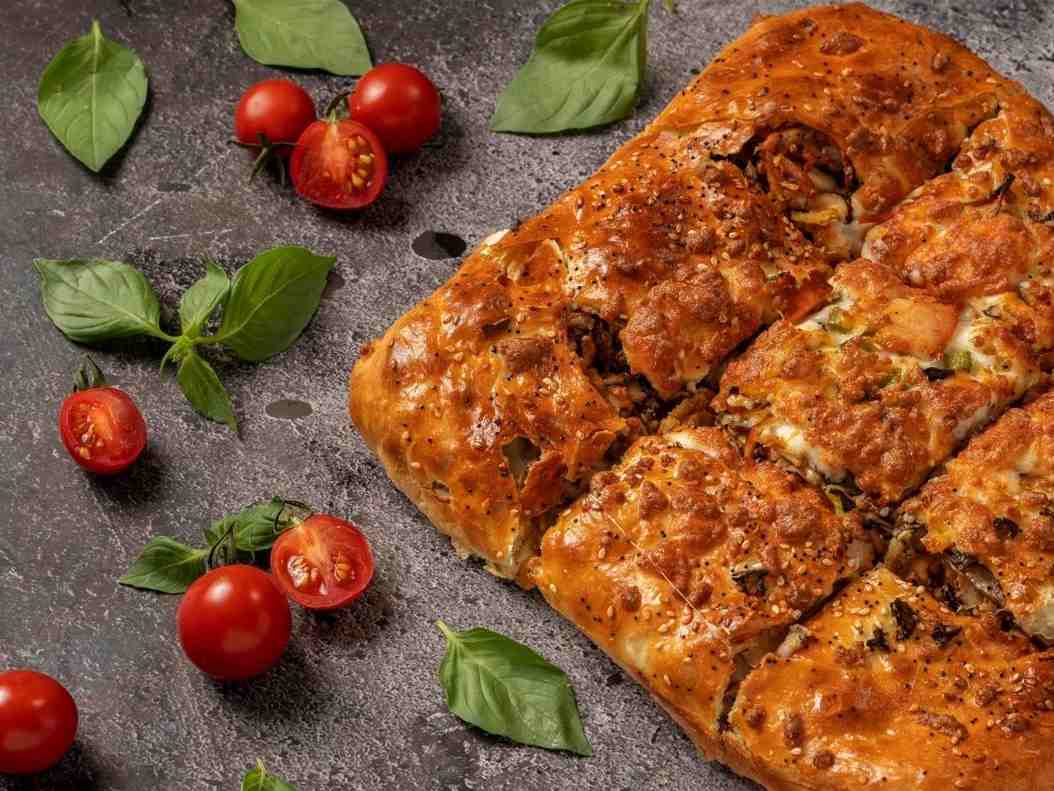 پیتزا بیروتی ۲ نفره مخلوط (لحم و دجاج)