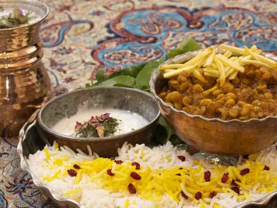 چلو خورشت قیمه