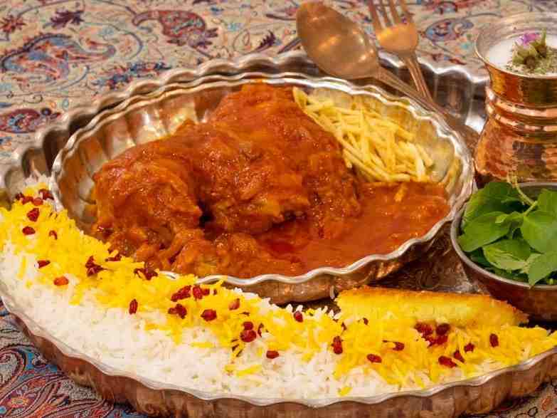 چلو مرغ ربی