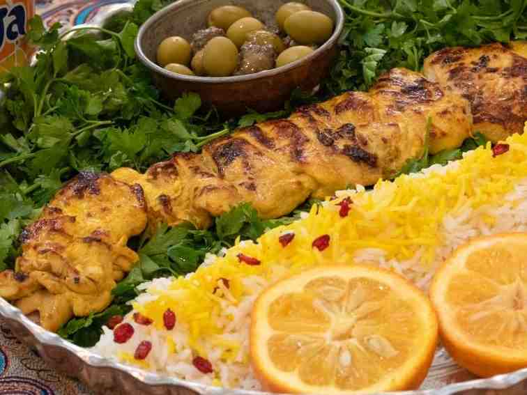 چلو جوجه زعفرانی ممتاز