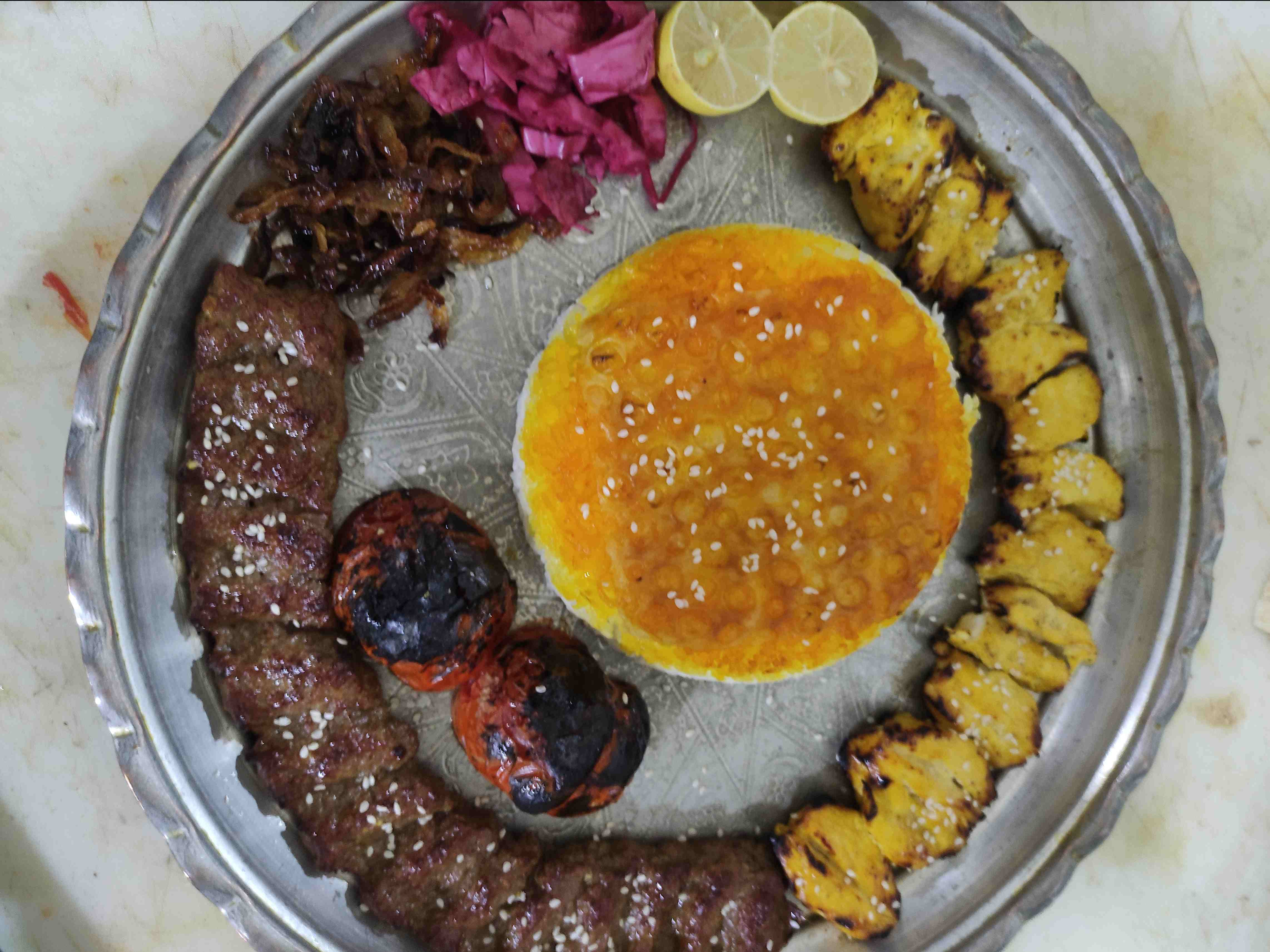خوراک کباب وزیری