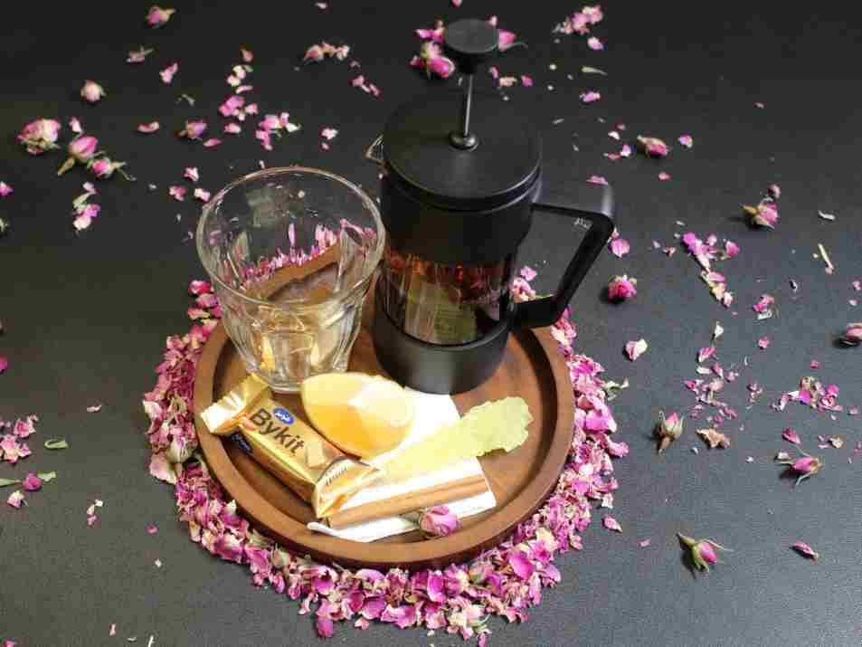 چای زعفران و هل
