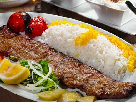 چلوکباب برگ