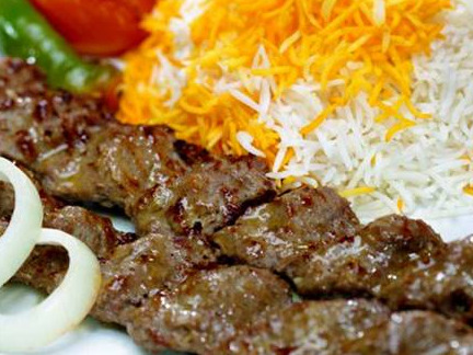 چلو کوبیده مخصوص (2سیخ)