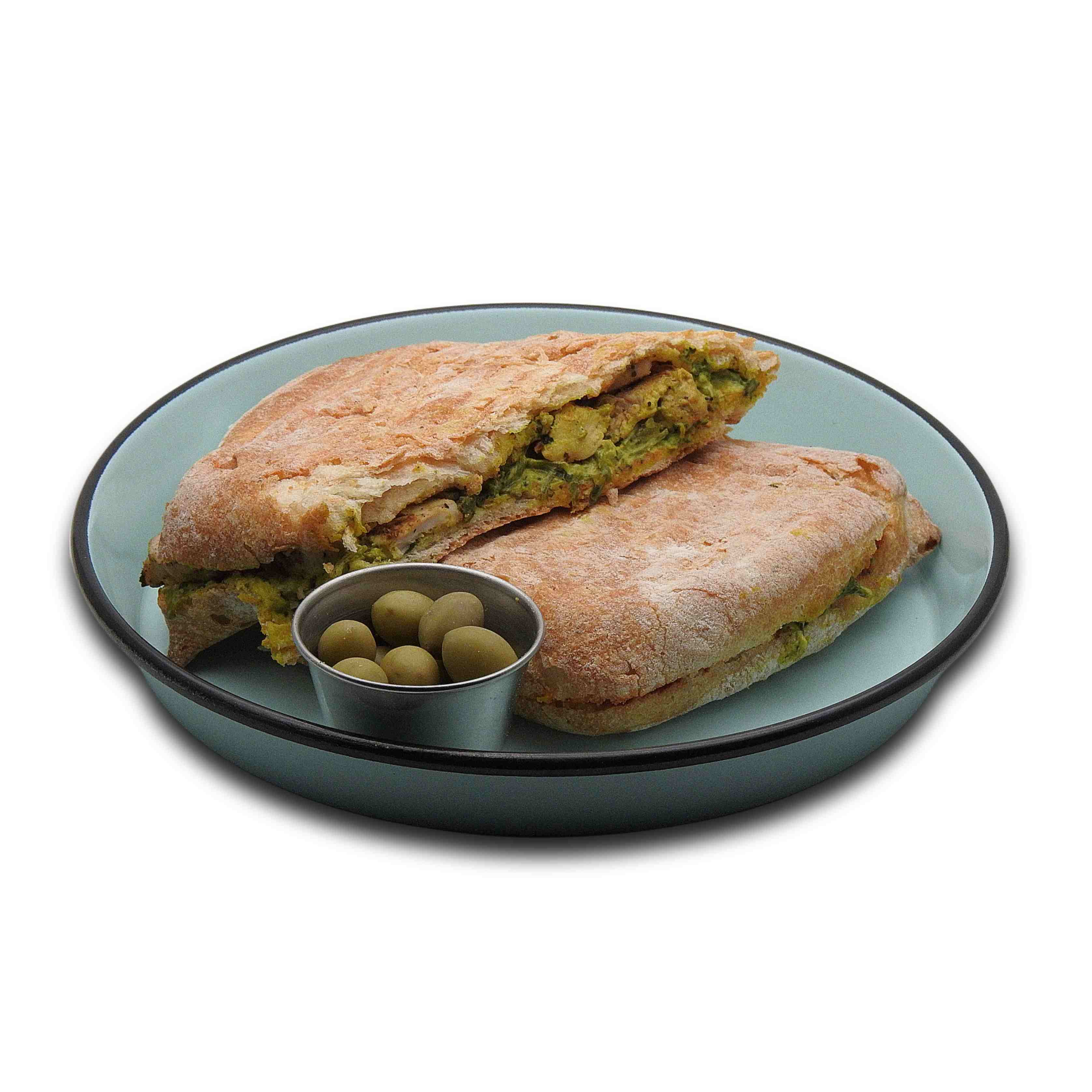 مرغ و اسفناج