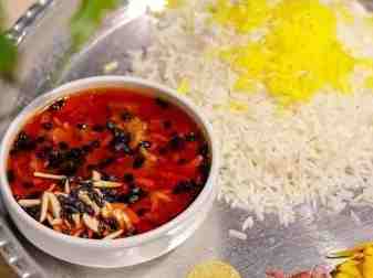 خورشت خلال بادام